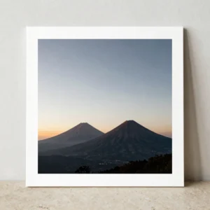 Volcanes al crepúsculo